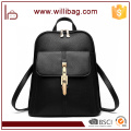 Fashional Teenage High Quality PU Leather Backpack Mujeres